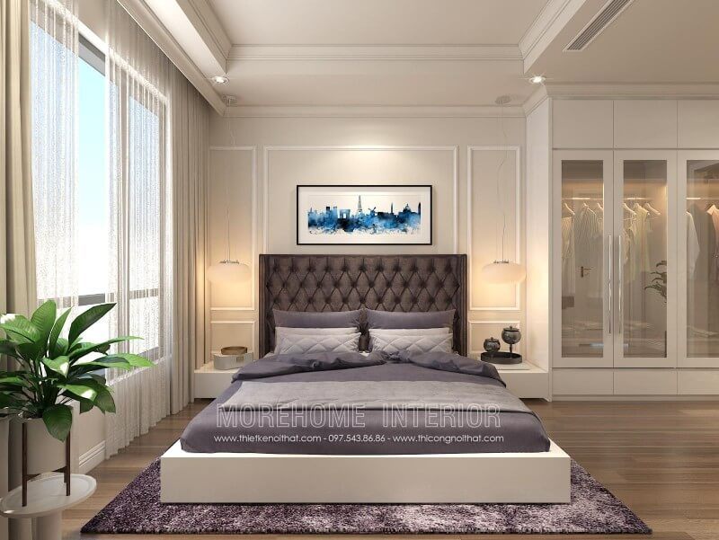 Mẫu giường ngủ hiện đại với giá rẻ tại Hà Nội được thiết kế đơn giản nhưng vẫn làm nên sự khác biệt với các điểm nhấn nội bật trong căn phòng ngủ của mỗi gia đình.