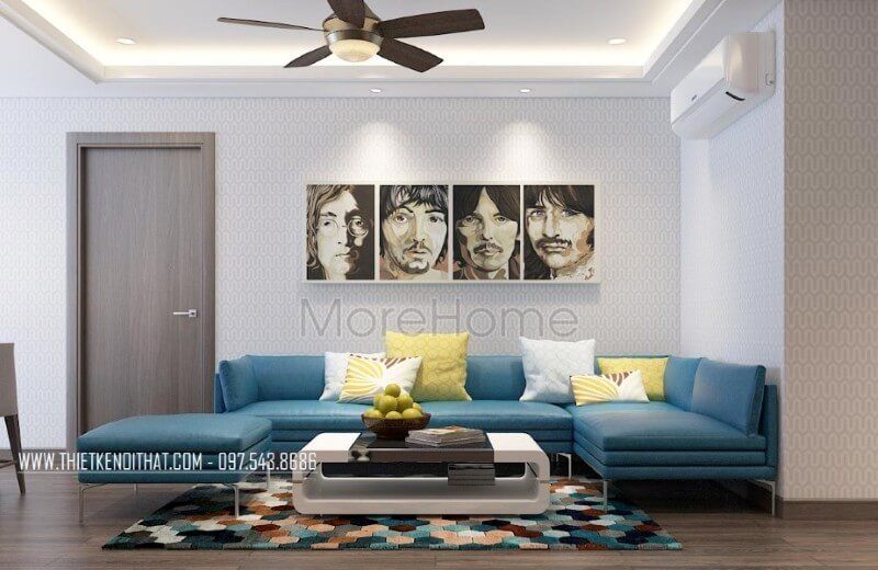Cửa gỗ hiện đại được sử dụng tại chung cư Tràng An là một mẫu đẹp và độc đáo.