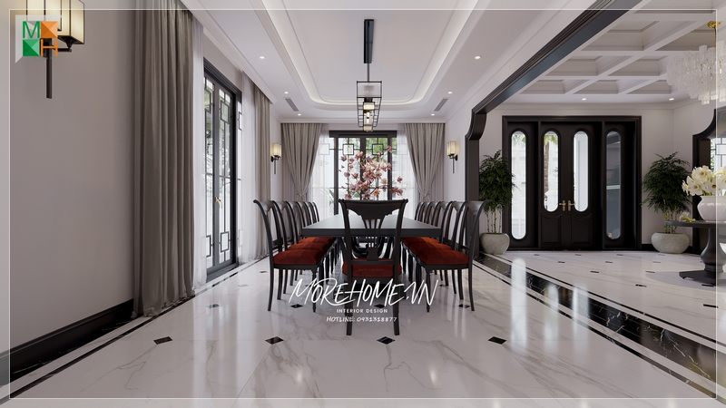 Sự sáng bóng của đá lát sàn sẽ góp phần tạo nên giá trị thẩm mỹ và sức hút trong không gian sống của mỗi gia đình.